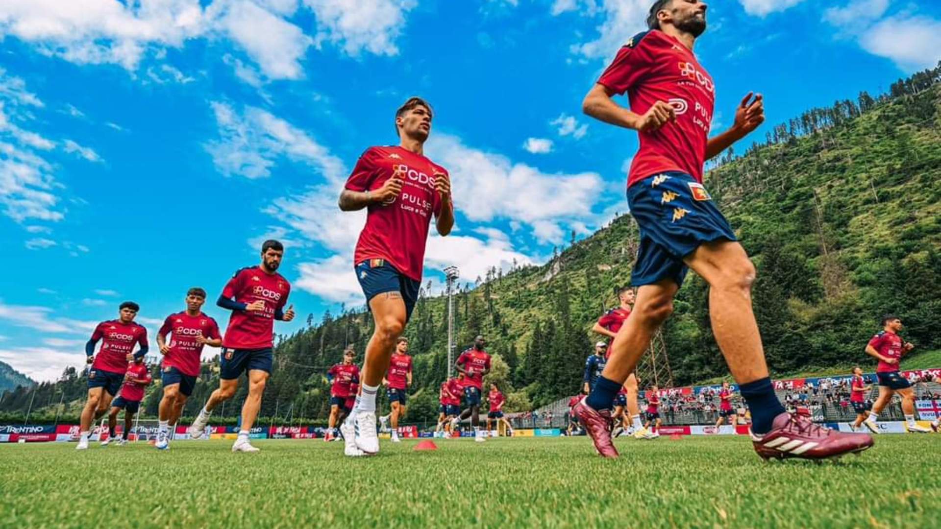 RITIRO DEL GENOA A MOENA