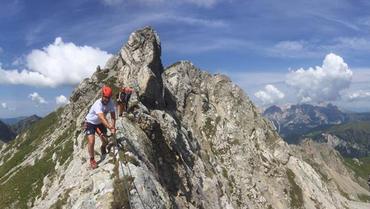 MY FIRST VIA FERRATA WITH ALPINE GUIDES